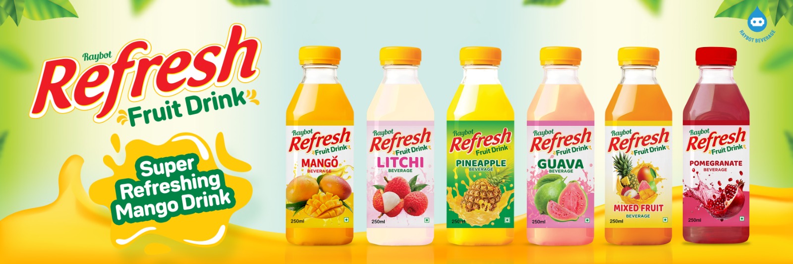 Raybot Refresh Juice, Available in All Flavours”